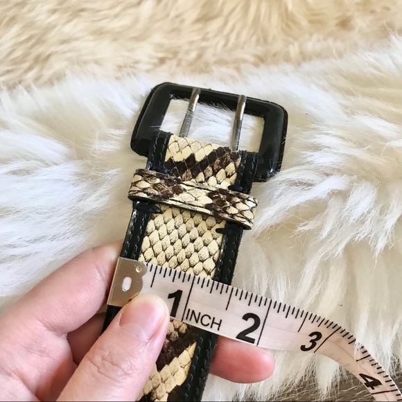 YSL snake skin black belt | S - Picture 4 of 8